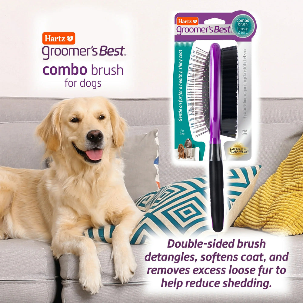 
                  
                    Hartz Groomer's Best Combo Dog Brush
                  
                