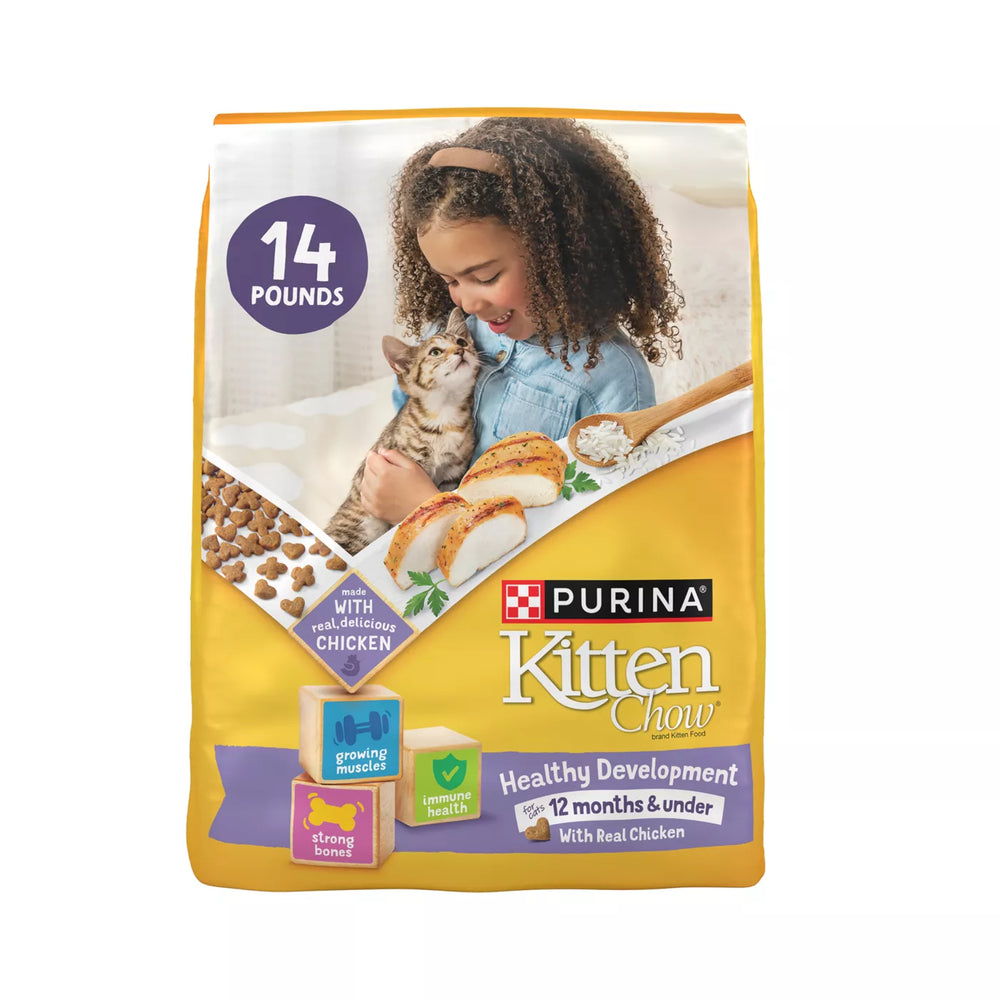 Purina® Kitten Chow® Nurture Kitten Cat Dry Food - Chicken, Natural, Real Meat