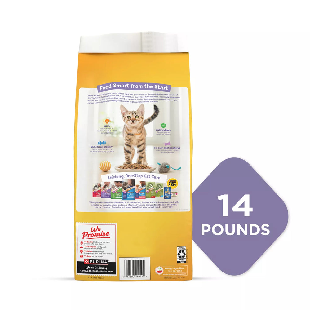 Purina® Kitten Chow® Nurture Kitten Cat Dry Food - Chicken, Natural, Real Meat