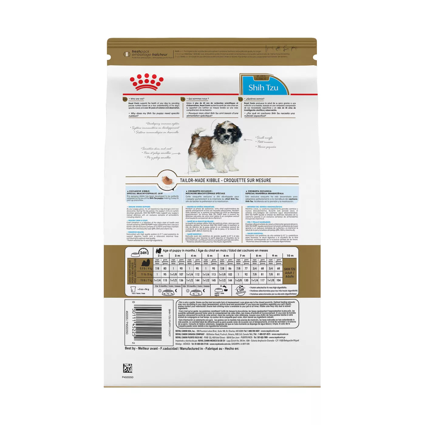 Royal Canin® Breed Health Nutrition® Shih Tzu Breed Specific Puppy Dog Dry Food - 2.5 lb