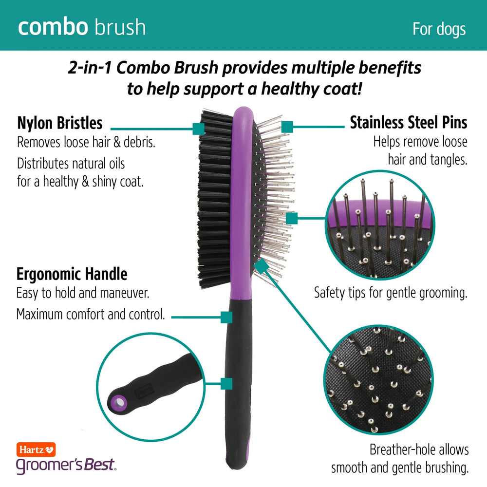 
                  
                    Hartz Groomer's Best Combo Dog Brush
                  
                