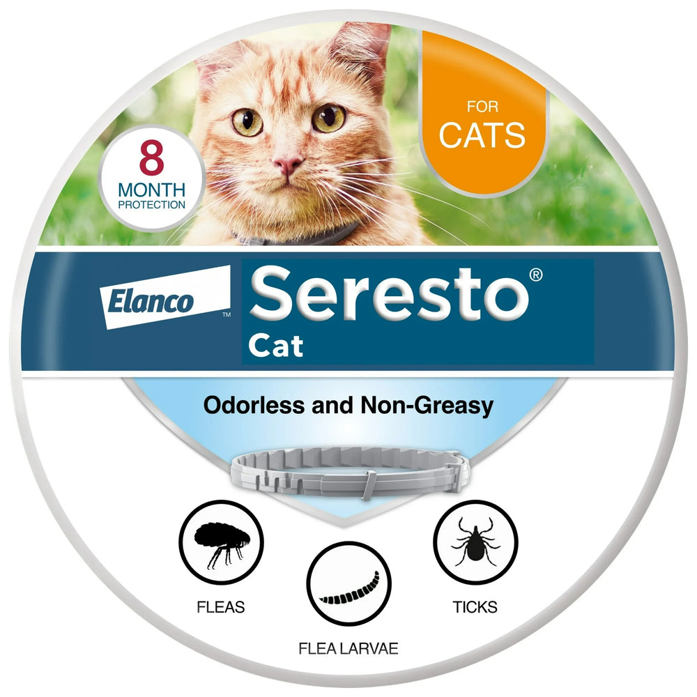 
                  
                    Seresto Vet-Recommended 8-Month Flea & Tick Prevention Collar for Cats
                  
                