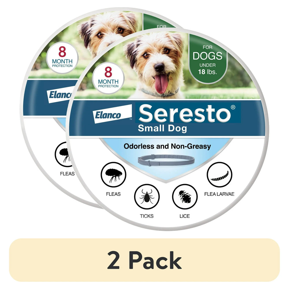 
                  
                    Seresto Vet-Recommended 8-Month Flea & Tick Prevention Collar for Small Dogs under 18 lbs
                  
                