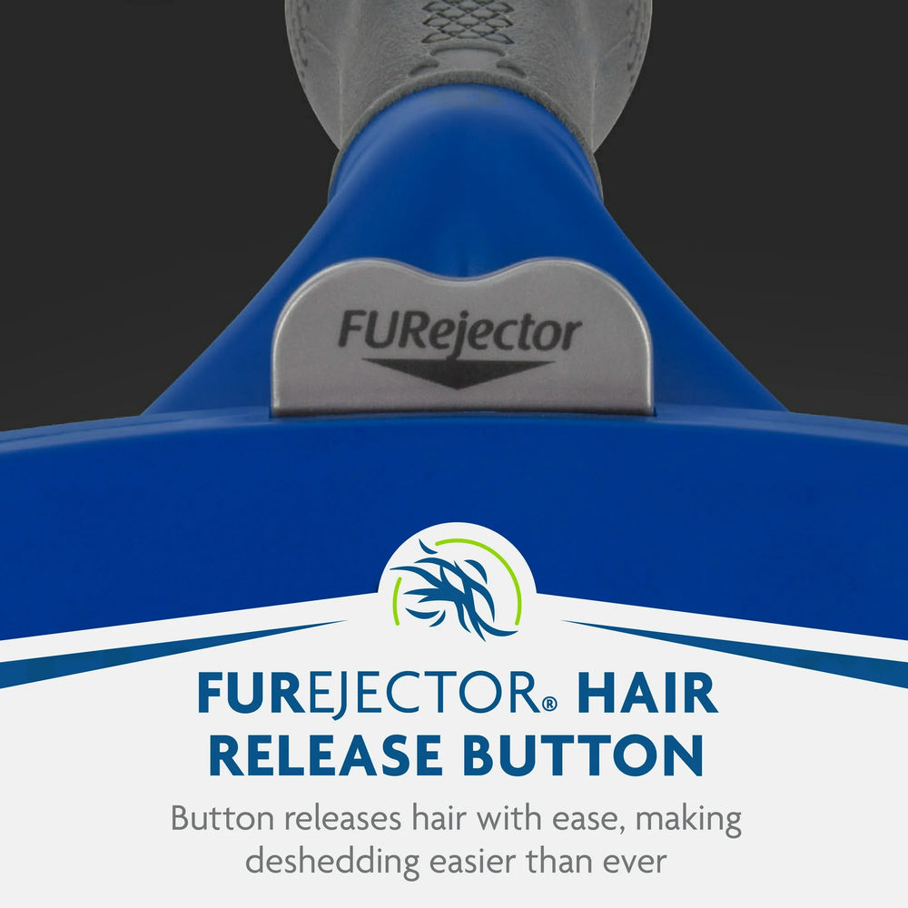 
                  
                    FURminator Large Dog Undercoat deShedding Tool for Long Hair, Reduces Loose Hair from Shedding
                  
                